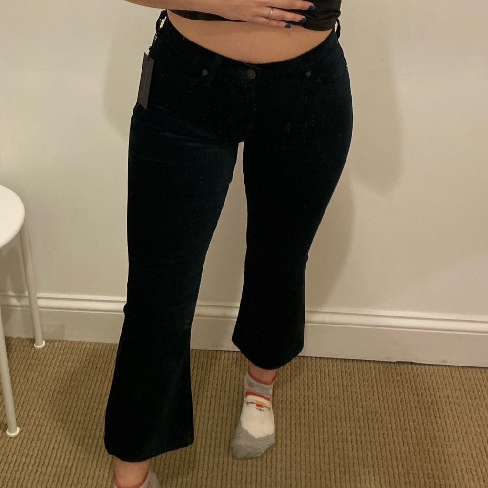 Green velvet Citizens of Humanity Pants